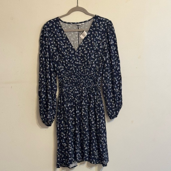 GAP Dresses & Skirts - GAP FACTORY Floral Navy MINI Dress